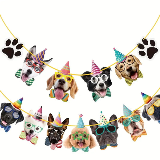 Banderin de cumpleaños Caritas