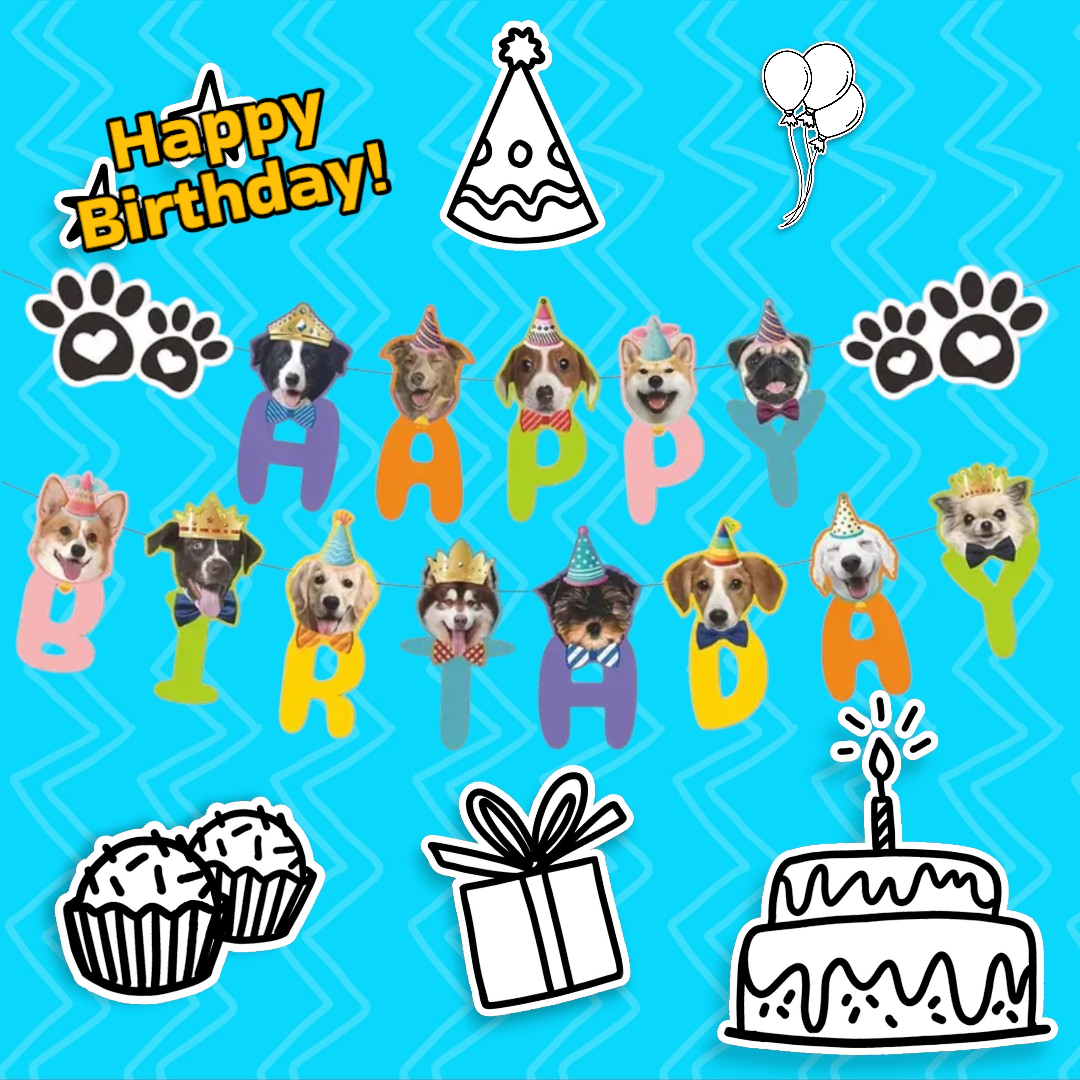 Banderin Happy Birthday